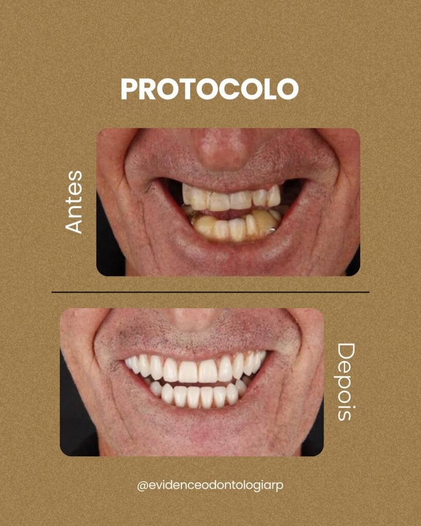 Um resultado como esse nem precisa de uma legenda para contar o que esse paciente sentiu quando